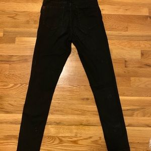 BDG High Rise ripped Twig jeans -black size 27